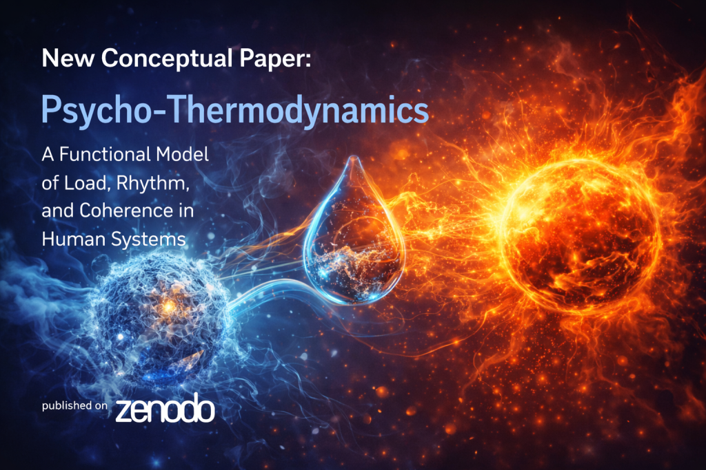 Psycho-Thermodynamics: A New Conceptual Paper on Load, Rhythm, and Coherence in Human Systems Psycho-Thermodynamics: A New Conceptual Paper on Load, Rhythm, and Coherence in Human Systems